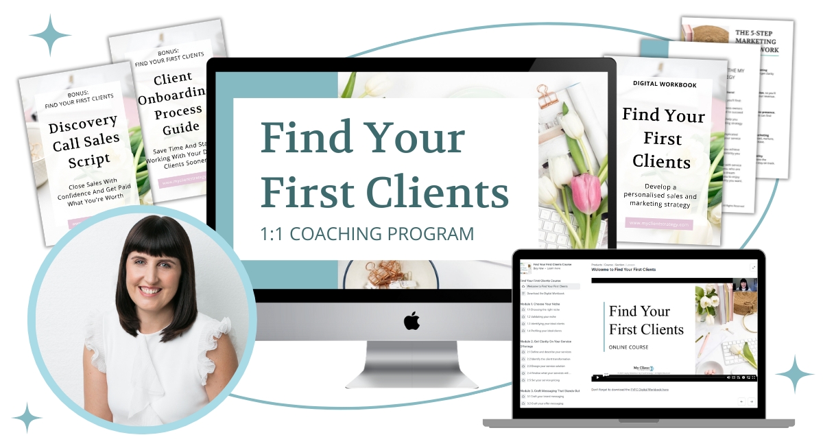 Find Your First Clients Program_Business Mentoring for Women