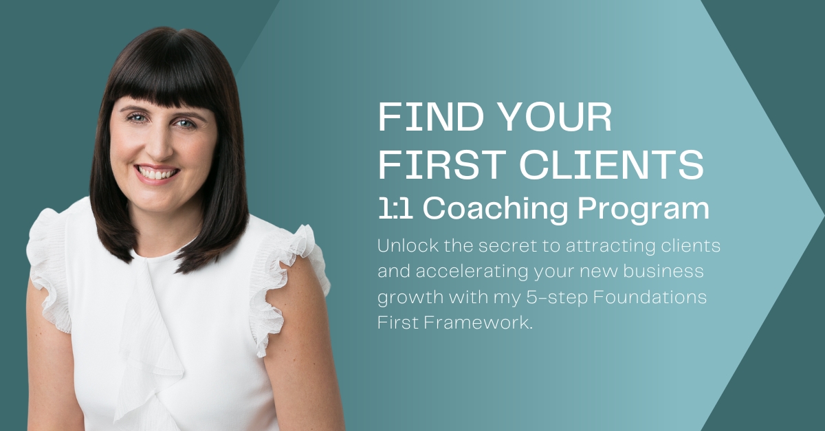 Find Your First Clients Coaching Program for Women Business Owners